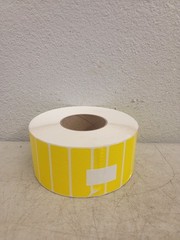 3″ x 1″ Direct Thermal Labels – 1″ Core Yellow