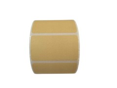 Direct Thermal Zebra Labels- 2×1.5 Tan Color 1000 labels per roll, 1-10 Rolls