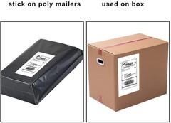 50-4000 Shipping Labels 8.5×5.5 Half Sheet Blank Labels Round Corner 2 Per Sheet