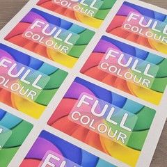 200 Custom Printed (63mm x 47mm) Rectangle Sticker Labels – Logo Personalised