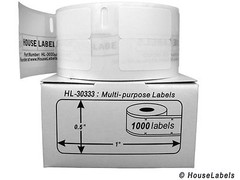 DYMO 30333 Direct Thermal Multipurpose Labels (1/2″ x 1″) – (100) Rolls of 1,000