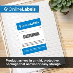 Customizable Address Labels – 4 x 1.33 – Permanent, White Matte – Mailing, Ba…