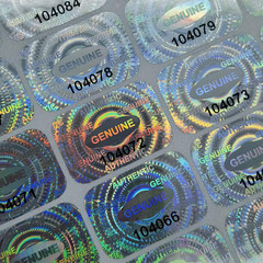 300 Pcs Tamper Proof Hologram Stickers Silver High Security Tamper Evident Warra