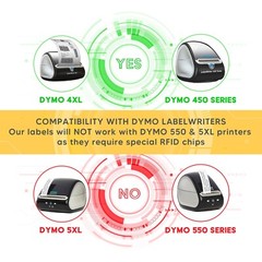 DYMO 30336 Direct Thermal Multipurpose Labels (1″ x 2-1/8″) – (100) Rolls of 500