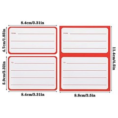 Return Address Mailing Labels Self Adhesive 50 Sheets
