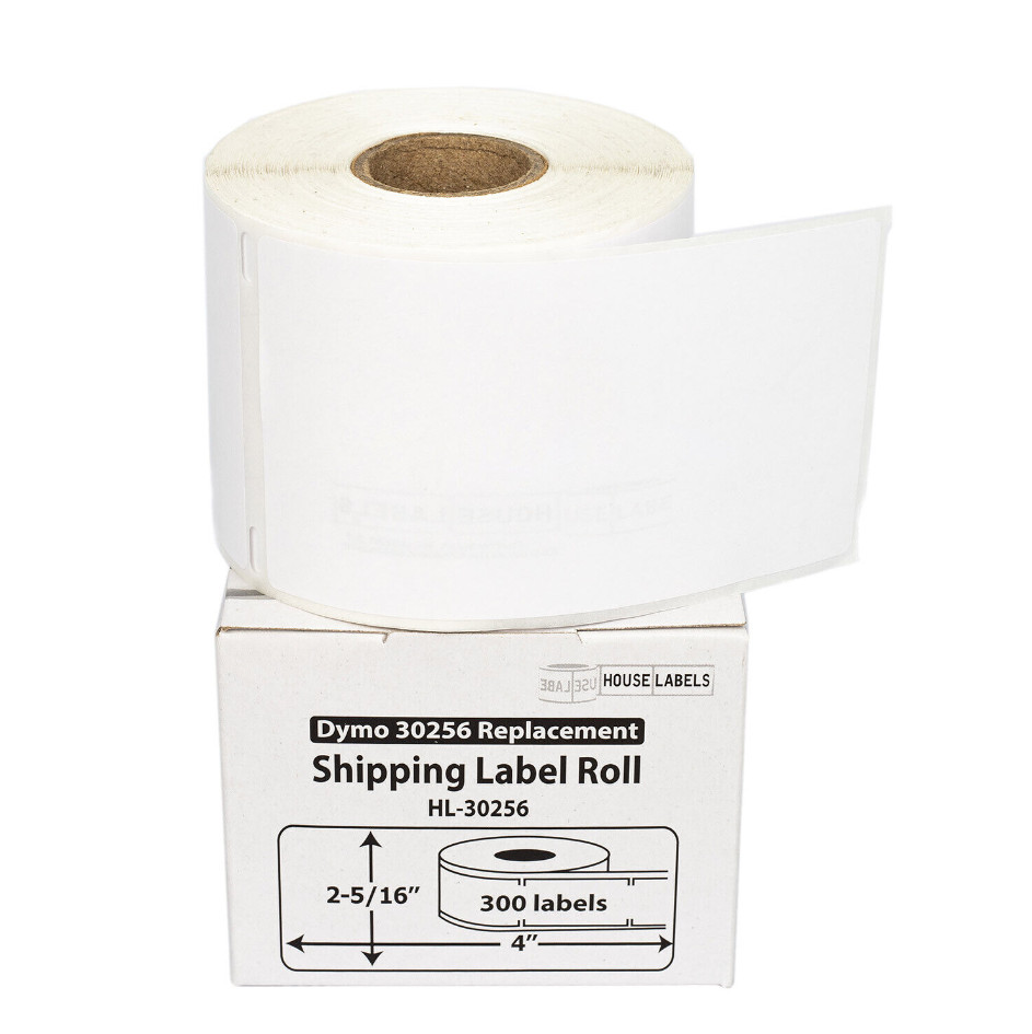 DYMO LW 30256 : 1-100 Rolls of 300 – Large Direct Thermal Shipping Labels – FAST