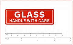 900 GLASS Labels 1×3” Handle With Care Shipping Moving Adhesive Packing Stickers