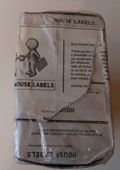 Lot of 12 House Labels (350 each box) HL-30252 Shipping/Address Labels