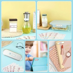 480 Pcs Baby Bottle Labels for Daycare Essentials, Waterproof Name Labels