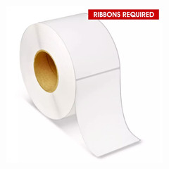 ULINE S-5037 4×6″ Case 4 Rolls 4000 Labels Industrial Thermal Transfer Label NEW