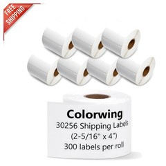 Professional 2-5/16″ x 4″ Shipping Labels for DYMO 450 – 8 Rolls, 2400 Labels