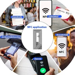 40 Pcs NFC Tags Sticker with Original NTAG213 Chip NFC Stickers Adhesive Labels