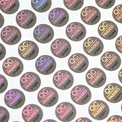 1500pcs Silver High Security Seals Tamper Evident Sticker Warranty Void QC Pa…