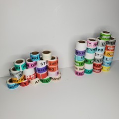 Home Moving Labels Colorful 25 Brand New Stickers Fragile Blank