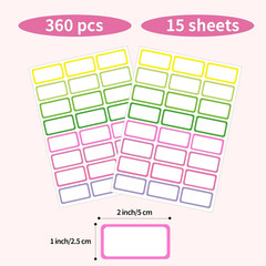 Removable Freezer Labels,1×2 Inch Color Coding Removable Labels for Food Contain