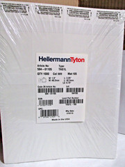 HellermannTyton TAG1L-105 Self Laminating Laser Tags 1.9in x .75in x 3.25in 1000