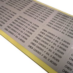 100x CHECK CONTENTS IF SEAL IS BROKEN for Acer Laptop Label Stickers Sealing