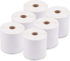 (6 Rolls, 2,700 Labels) 4 X 6 Direct Thermal Address & Shipping Labels Compatibl