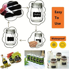 120pcs Chalkboard Labels Stickers collection Erasable Waterproof Tags Roll – NEW