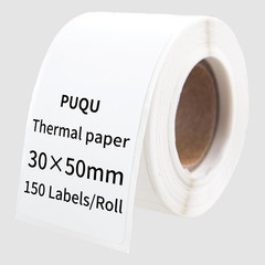 PUQU 30X50Mm Direct Thermal Sticker Labels, Self-Adhesive All-Purpose Label Make