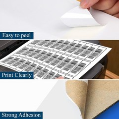 60000 Label ( 2000 Sheets ) 1″ x 2 5/8″ Shipping Adhesive Labels 2.625 x 1 30 UP