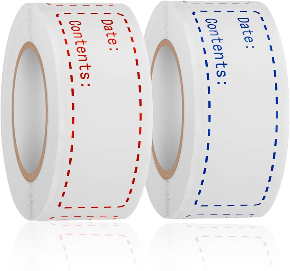 320Pcs Removable Freezer Labels, 1 X 3 Inch Food Storage Stickers Food Labels, R