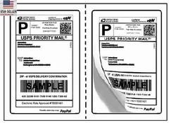 600 Premium 8.5″ X 5.5″ Half Sheet Self Adhesive Shipping Labels