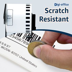 1 Roll 2.4″ x 100 ft DK-2205 Continuous Length White Paper Labels For Brother