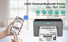 Bluetooth 4×6 Thermal Shipping Label Printer Wireless USB for E-commerce