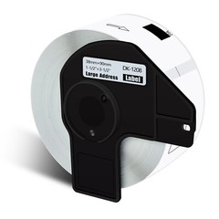 38mmx90mm 10ROLLS Shipping Label 1-1/2″x3-1/2″ Compatible Brother QL-800 DK-1208