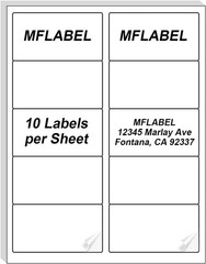Permanent Adhesive Shipping Labels 2×4 Inches for Reliable Package Labeling