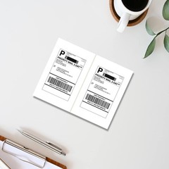 Shipping Labels with Self Adhesive, Square Corner, 200 Labels, Matte White
