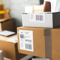 Versatile Half Sheet Shipping Labels (50 Count) – Ideal for All Shipping Needs