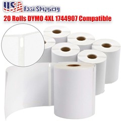20X DYMO 4XL Labels Direct Thermal Shipping Labels 4″x6″ 1744907 Compatible