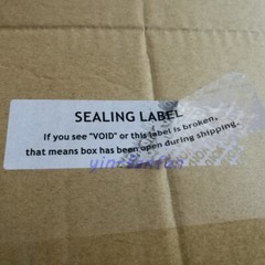 Security Seal Tamper Proof Warranty Void Label Sticker Sealing Label 300PCS