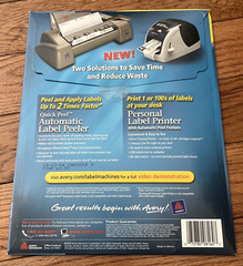 Avery 980198710 Address Label – White 12 Pages 360 Labels Opened Box