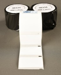 2 Rolls -Labels123 brand of compatible DYMO 30334 -1000 Labels/Roll