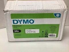 24 rolls (24×350 labels) Genuine DYMO 2050813 White Address Labels 1-1/8″x3-1/2″