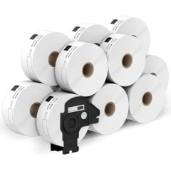 12 Rolls DK-1201 29mmx90mm Permanent Frame for Brother QL Address Label Printer