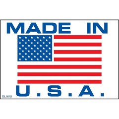 2″ x 3″ Made in U.S.A. Labels (500 per Roll)