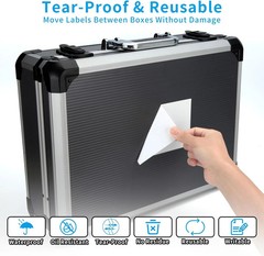 150Pcs 4X6 Inch Large Labels for Storage Bins, Waterproof Moving Labels for Boxe
