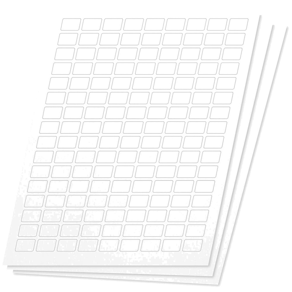 Rectangular 21600 Labels, 150 Sheets, White, 0.75 x 0.5 Inch