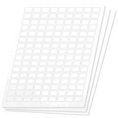 Rectangular 21600 Labels, 150 Sheets, White, 0.75 x 0.5 Inch