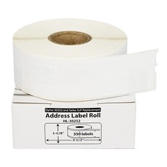 DYMO LW 30252 REMOVABLE Address Labels – TWO (2) Rolls of 350 – FAST SHIP