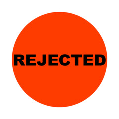 Rejected Labels – 2″ Round Red Quality Control Inventory Stickers 2RLS of 500EA