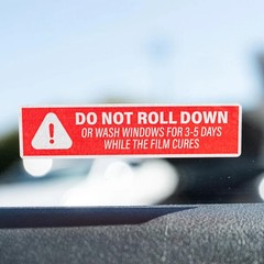 500Pcs Do Not Roll down Window Stickers, Removable Adhesive Warning Labels for A