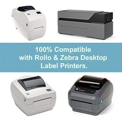 Direct Thermal Labels for Barcodes – 2×1 Inch Compatible with Desktop Printers