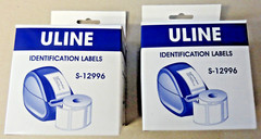 Lot of (2) Dymo Compatible Labels 2-1/4” x 1-1/4” 1000 Labels/Roll