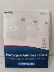 Stamps.com NetStamps Label – 38 sheets (304 = 30 x 8 Labels per sheet)