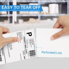 4X6 Thermal Labels Compatible with DYMO 4XL Labelwriter 1744907, 2 Rol